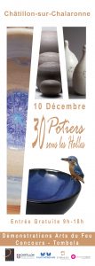 Marché-Potiers-halles-de-chatillon-sur-chalaronne-décembre-2017