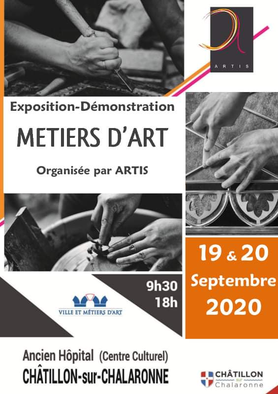 affiche-artis-journees-patrimoine-2020-chatillon-sur-chalaronne-expo-metiers-d-art