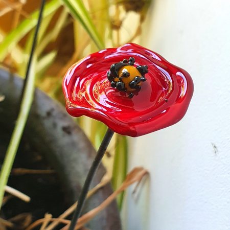 coquelicot-en-verre-de-murano-décoration
