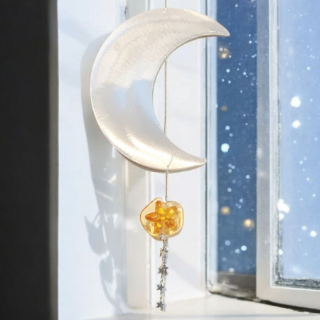 suspension-lune-etoile-en-verre-de-murano-décoration-celeste