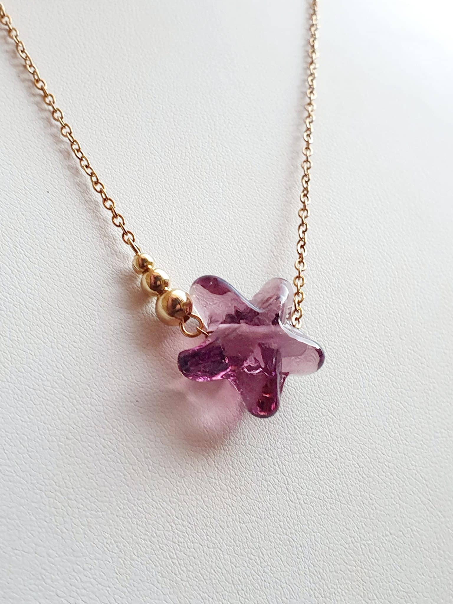 collier-étoile-filante-créateur-verrier-artisan-d-art